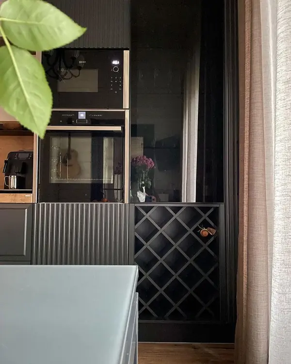 Гармоничное сочетание фасадов Latte и Prestige Deco