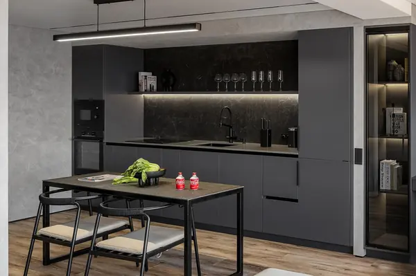 Реализованный дизайн проект квартиры в ЖК "Эко Сити"