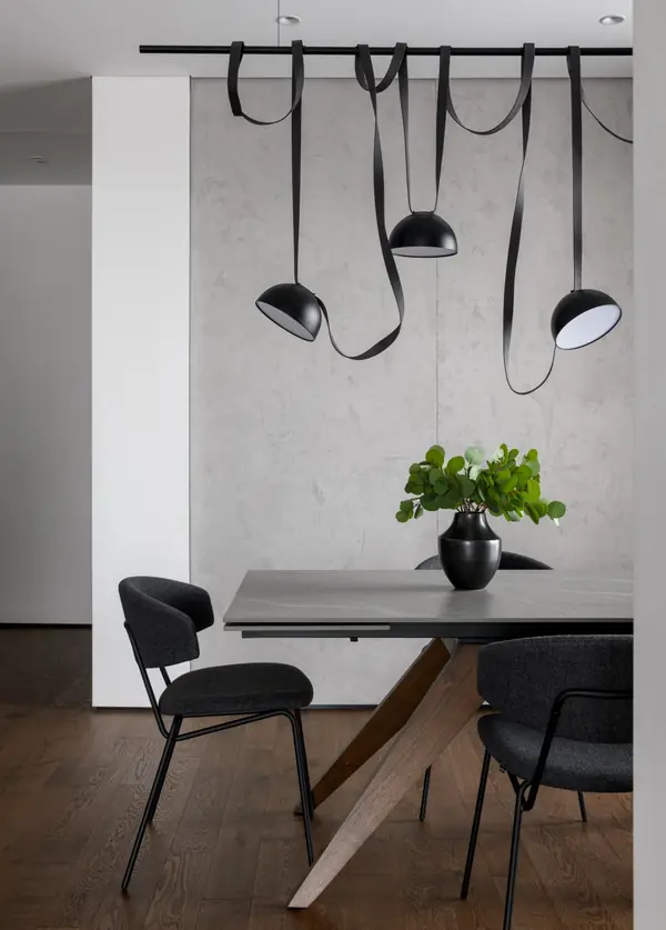 Брутальная трехкомнатная квартира 90 кв.м. с видом на реку