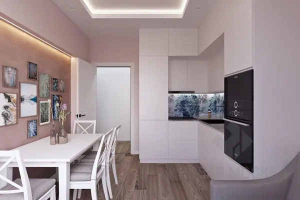 Дизайн-проект 2-комнатной квартиры 60 кв.м в ЖК «Скандинавия»