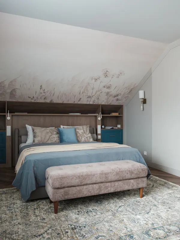 Двухэтажный дом с террасой площадью 170 м²