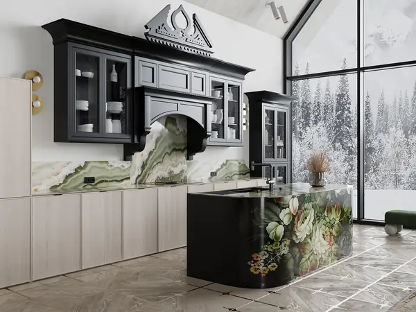 Загородный дом в Новом Русском стиле