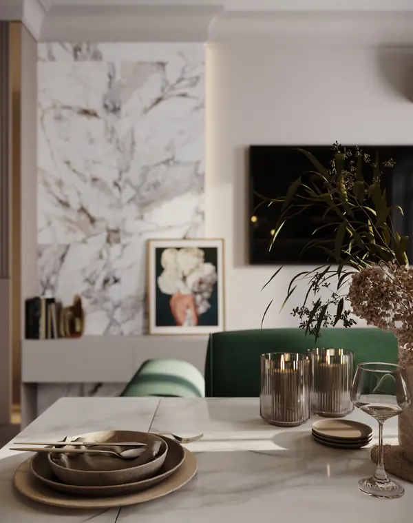 Нежный дизайн для молодой девушки