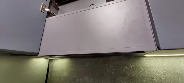 Реализация кухни по дизайн-проекту в однокомнатной квартире, 2022