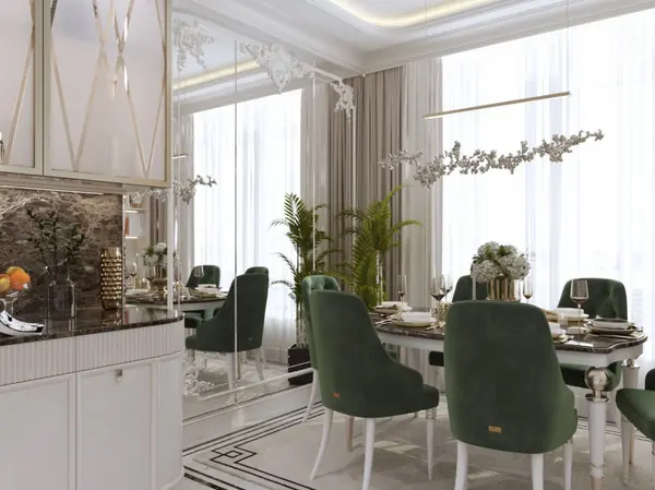 Современный интерьер светлой квартиры