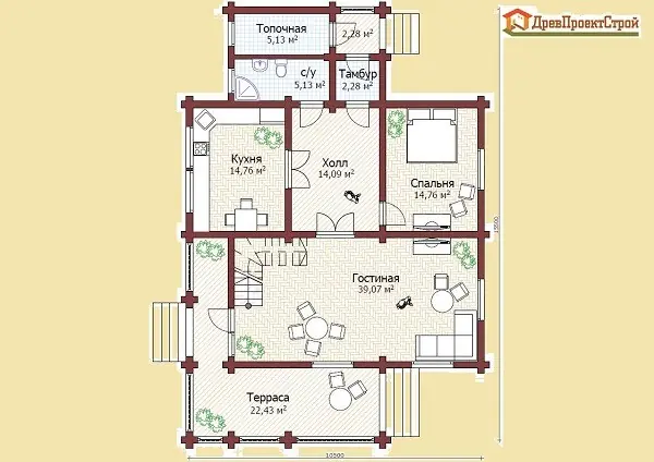Проект дома № 53