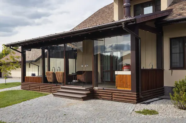 Остекленная терраса ЕЩЕ НЕМНОГО ЛЕТА