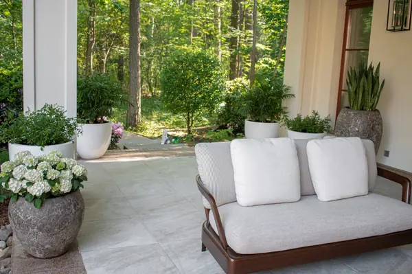 Тропическое озеленение террасы