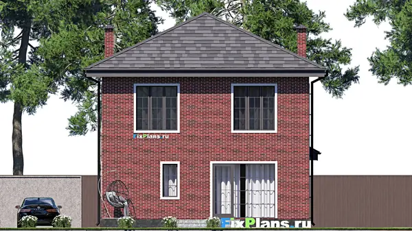 Проект двухэтажного дома 9х17 м S215м2 F-17990