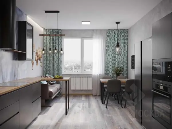 Дизайн-проект 2-комнатной квартиры 65 кв.м в ЖК «Лучи»