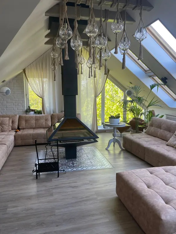 Мансардный этаж в загородном доме