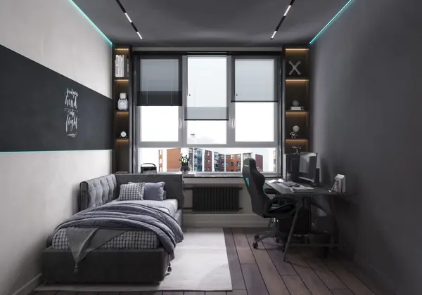 Квартира для супружеской пары и двух взрослых сыновей