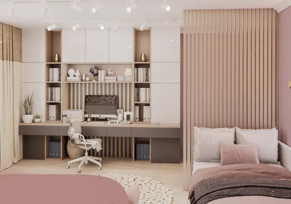 Квартира в контрастных цветах