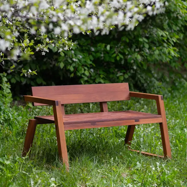 Деревянная садовая мебель из массива термоясеня