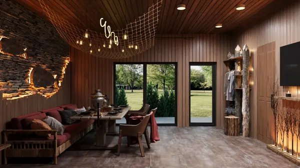 Баня в рыбацком стиле