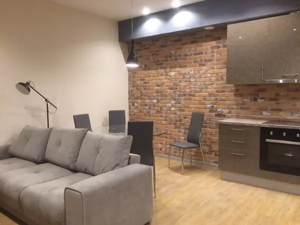 Кухня-гостиная в стиле лофт