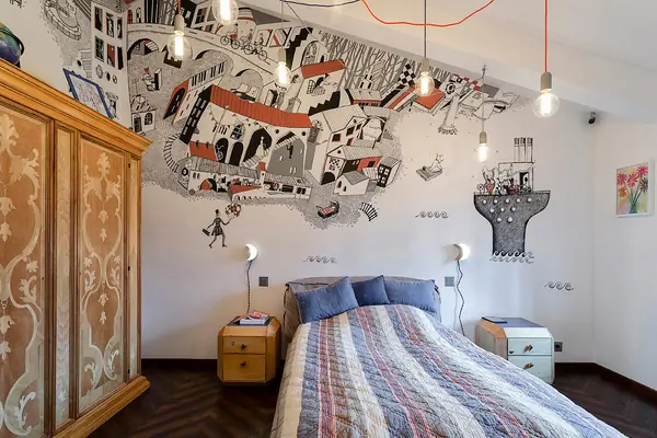 Двухуровневая квартира в Арбатских переулках