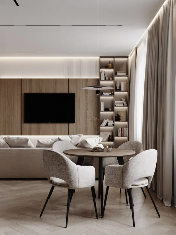 Идеальный современный интерьер в ЖК Homecity