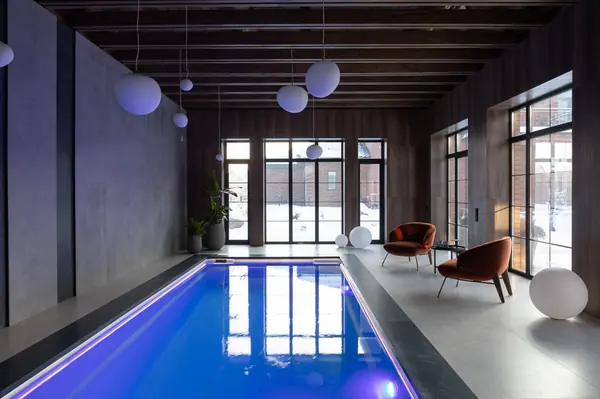 Реализованный проект банного комплекса на территории частного дома