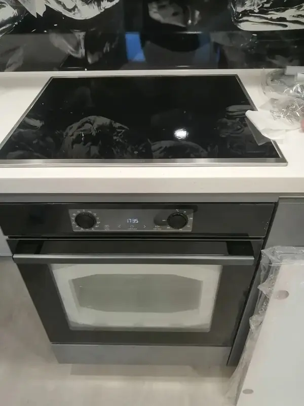 Установка плиты электрической