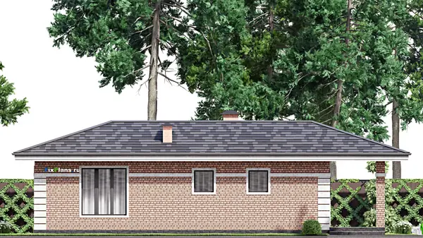 Проект одноэтажного дома 15х11м S104м2 F-15344