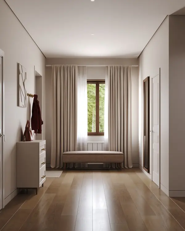 Проект частного дома, входная группа