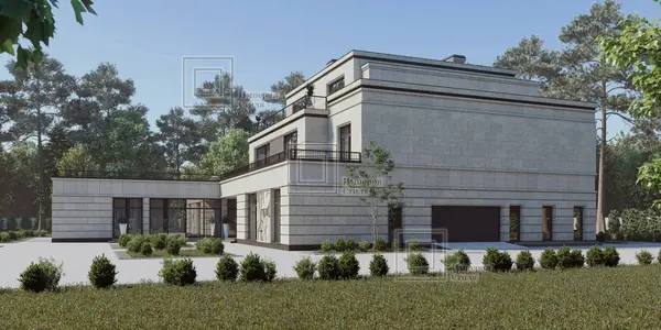 Проект дома с барельефом