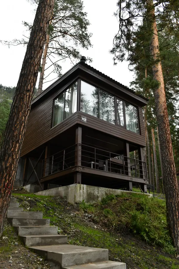 отдельно стоящие дома в эко-отеле Алтика