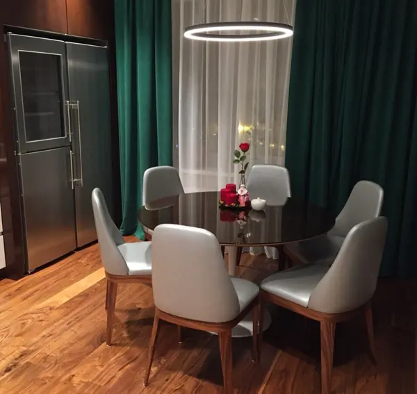 Кухня-столовая в современном стиле