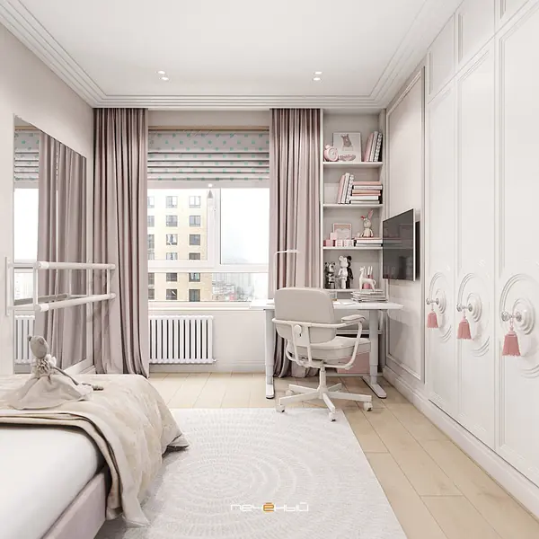 Гармоничный проект трёхкомнатной квартиры