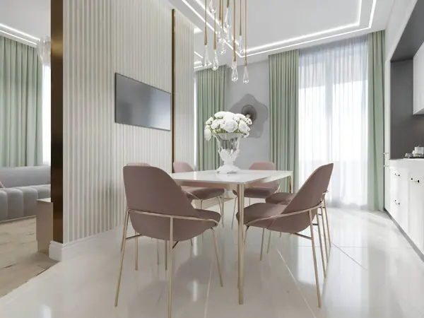 Дизайн и ремонт квартиры на Золоторожском Валу — Золотой акцент