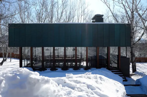 Павильон летней кухни на Камчатке