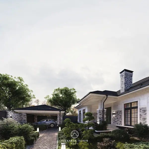 Дом в стиле неоклассика в Ростове