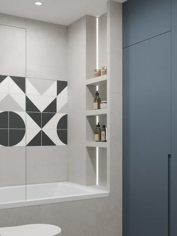 Квартира для молодой семьи с элементами сканди