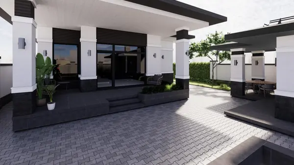 Фасад и Ландшафт