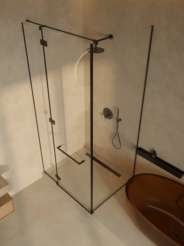 Glass House - glass in house