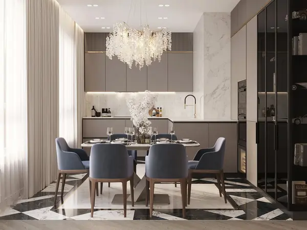 Дизайн-проект жилого дома в ЖК «Сердце Столицы» 80.3 кв.м