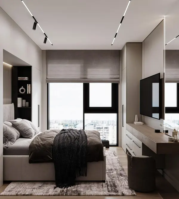 Интерьер квартиры в ЖК "Метрополия"