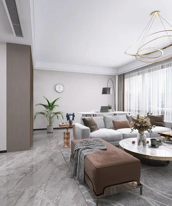 Конкурсная работа 70 кв.м. (кухня-гостиная)