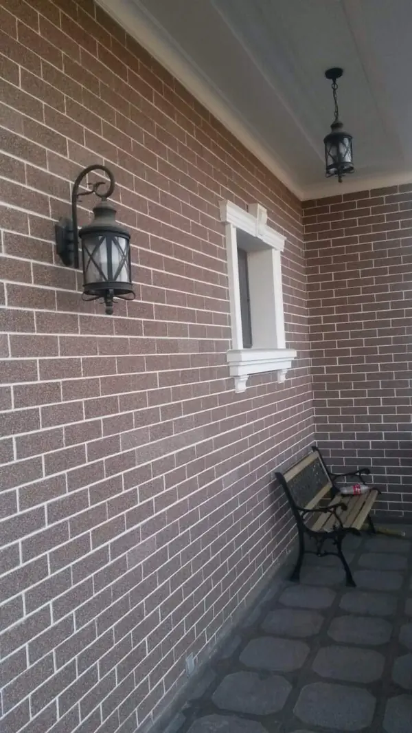 Фасад с гибким камнем