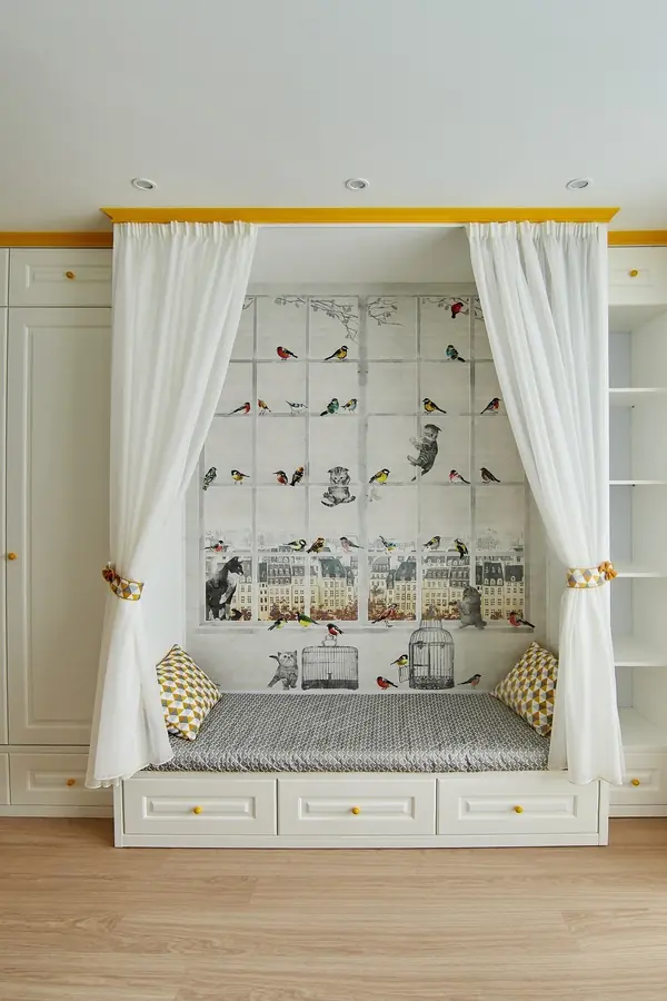 Детская комната для девочки в скандинавском стиле