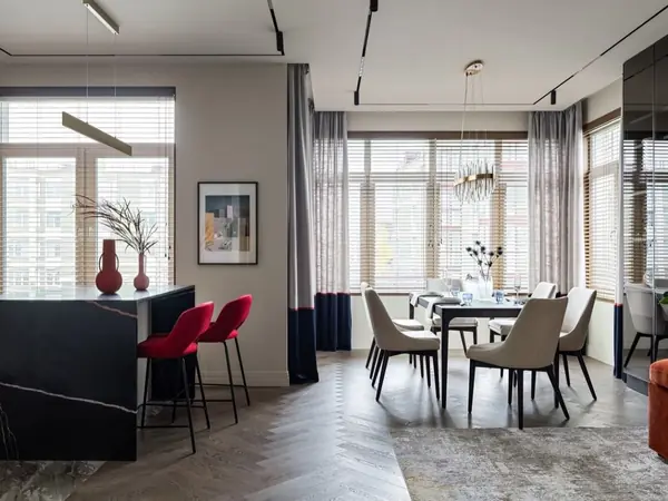 Дизайн-проект квартиры 100м² для семьи с двумя детьми