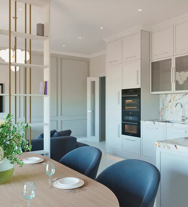 Квартира в стиле неоклассика в ЖК FAMILIA