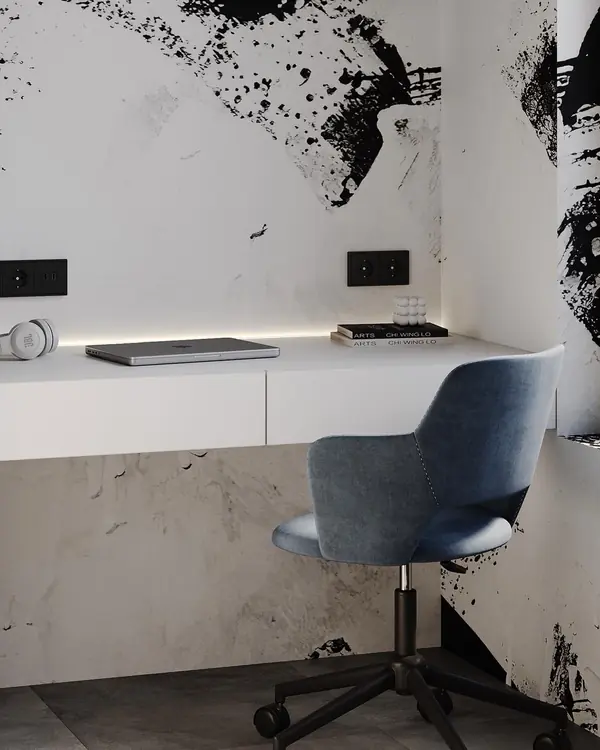 Оформление лоджии Художественной штукатуркой