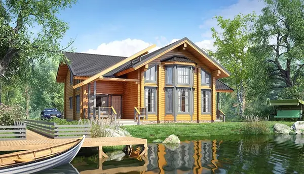 Дом из клееного бруса "Сказка"