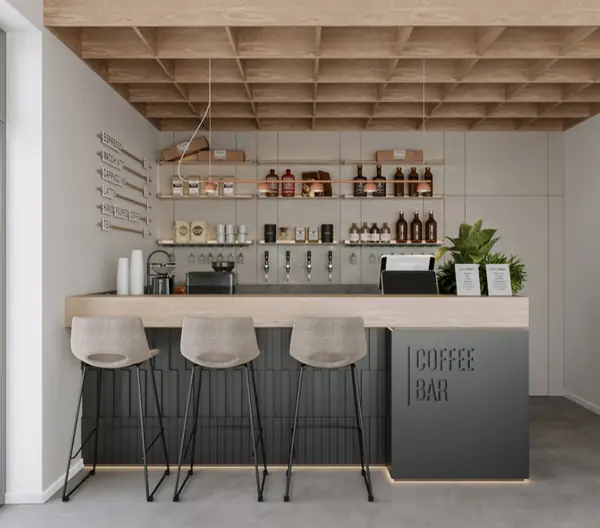 кофе бар при салоне красоты