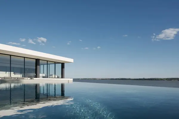 Вилла на берегу залива