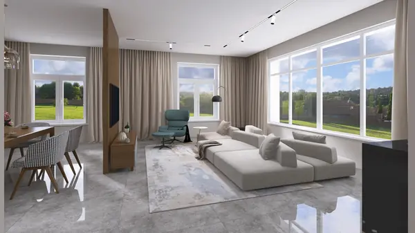 Кухня-гостиная в частном доме, Московская область