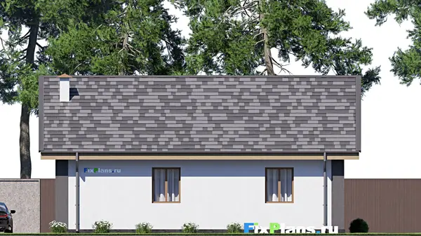 Проект одноэтажного дома 14х12м S113м2 F-17819