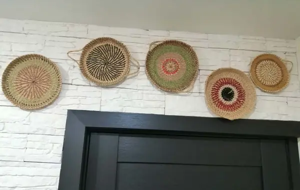 Выполненный проект. Декоративные тарелки в Африканском стиле.